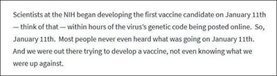 Д. Трамп признал, что в США начали работать над вакциной еще